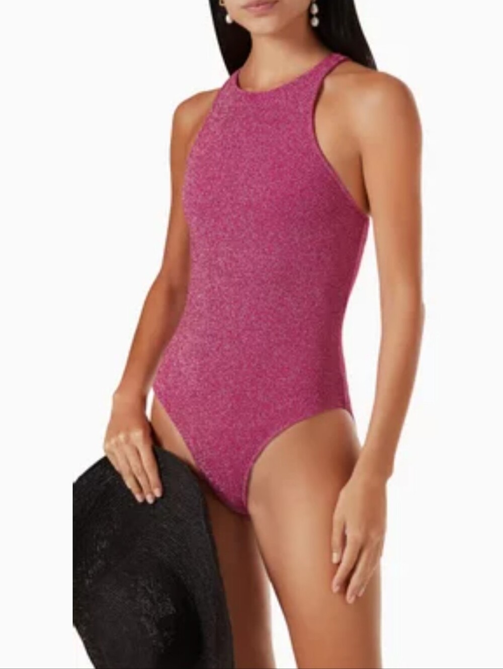 Good American Sparkle One-piece Swimsuit Size 2